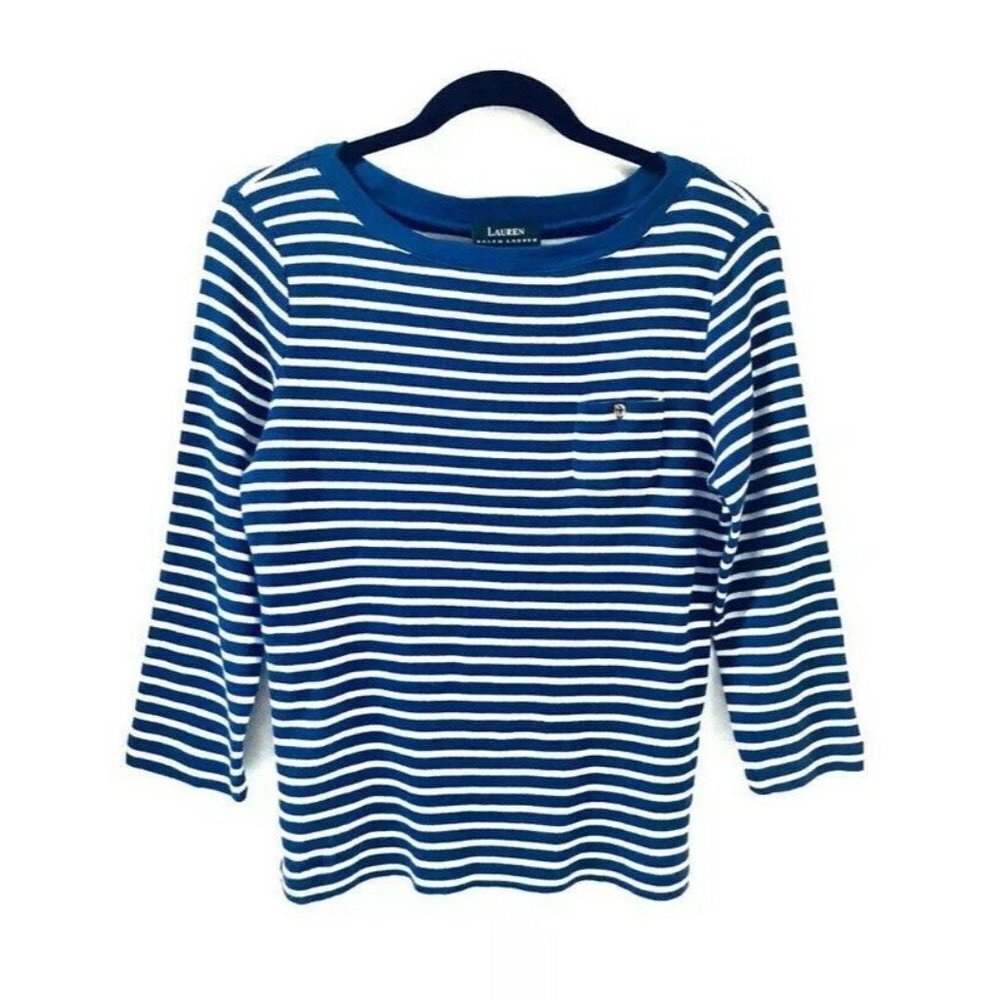 Lauren Ralph Lauren Classic 100% Cotton Striped Shirt Size L​​​